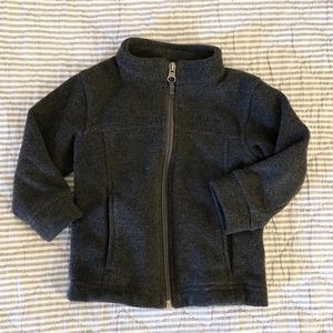 Columbia Kids Dark Gray Full-Zip Fleece Jacket